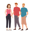 © Gstudio - group of young people avatar characters vector illustration design