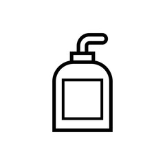 Poster - bottle with spa product line style