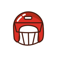 Sticker - american football sport helmet icon