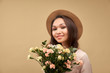 © glazunoff - Creative fashion portrait of beautiful young woman with flowers