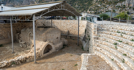 Ruins of ancient city Myra, Turkey