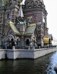 Wall Mural - Cathedral of the Savior on blood, Saint-Petersburg