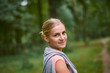 © Владислав Легір - Beautiful young woman walks in the park