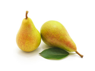 Canvas Print - Two ripe pears.