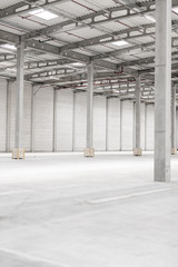 high new warehouse - industrial space - background