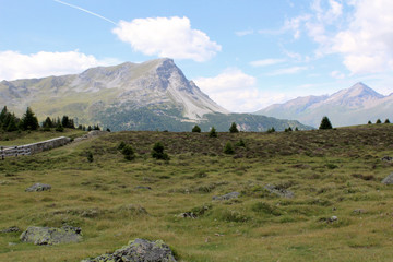 Poster - Mountain landscape of the Resia Valley in the Alps of Friuli - Italy 004