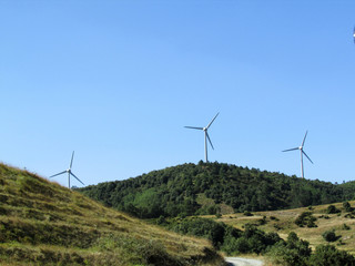 Windmill in the mountains