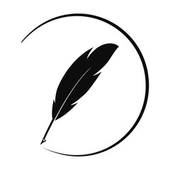 Feather pen  logo