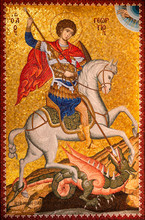 St. George On Horseback Mosaic