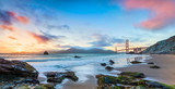 Fototapeta Na ścianę - Sunset, Golden Gate Bridge, San Francisco, California