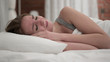 © stockbakers - Unhappy Young Woman Crying in Bed