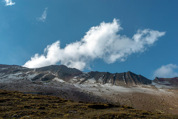 Wall Mural - mountain clouds formation