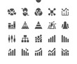 Charts v2 UI Pixel Perfect Well-crafted Vector Solid Icons 48x48 Ready for 24x24 Grid for Web Graphics and Apps. Simple Minimal Pictogram