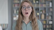 © stockbakers - The Portrait of Disappointed Woman getting Upset in Office