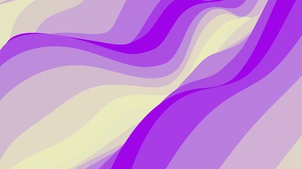 Poster - Looped animation. Abstract colorful wavy background in bright colors. Modern colorful wallpaper. 3d rendering.