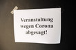 © Christian Schwier - Symbolbild Veranstaltung wegen Corona abgesagt