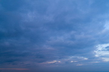 Wall Mural - The sky covered by white clouds