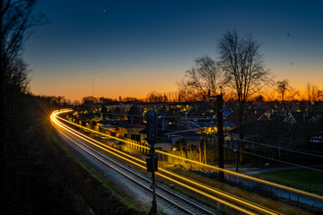 Passing train