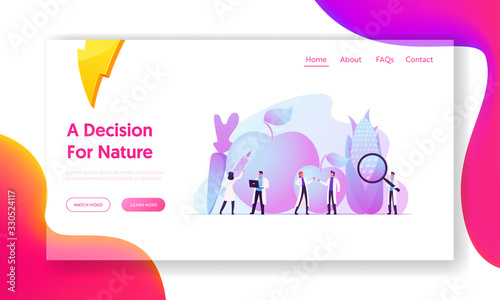 Cuadros en Lienzo New Methods of Plant Breeding and Agricultural Genetics Landing Page Template