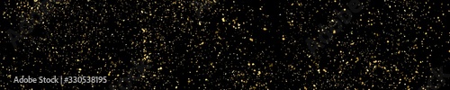 Fotomural Gold glitter texture panoramic background