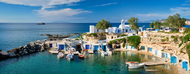 Wall Mural - Mandrakia village in Milos island, Greece