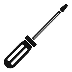 Poster - Line phone screwdriver icon. Simple illustration of line phone screwdriver vector icon for web design isolated on white background