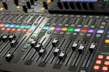 buttons equipment for sound mixer control, equipment for sound mixer control, electornic device