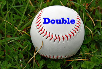 Wall Mural - Baseball Double