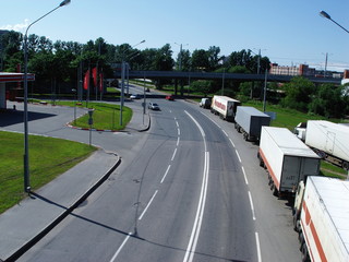 road in the city