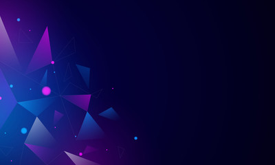 abstract blue technology communication concept vector background