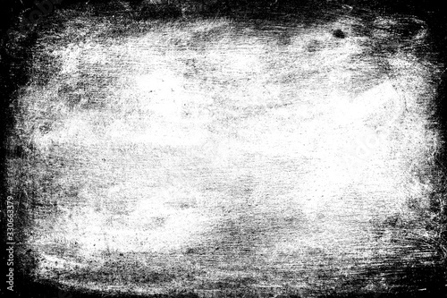 Fotografía Abstract dirty and scratch grain framing