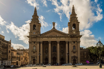 Wall Mural - St Publius Cathedral Church or Floriana Parish Church