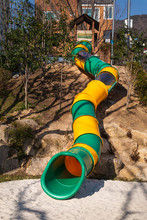 An Interesting Slide In The Playground