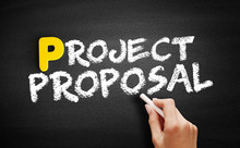 Project Proposal Text On Blackboard, Business Concept Background