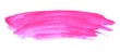Farbmarkierung mit rosa Farbe gemalt mit einem Pinsel