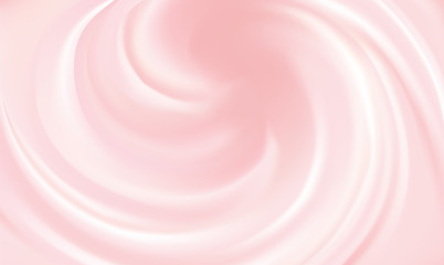 Wall Mural - Vector background of swirling pink texture