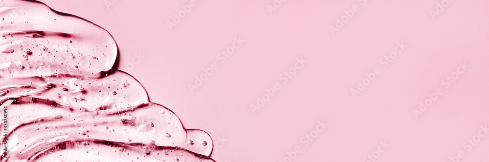 Antibacterial gel background. Virus protection or cosmetics concept. - obrazy, fototapety, plakaty 