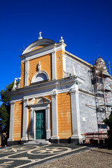 Wall Mural - Portofino (GE), Italy - June 01, 2017: Portofino's church, Genova, Liguria, Italy