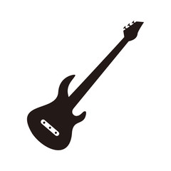 Bass guitar vector icon illustration sign