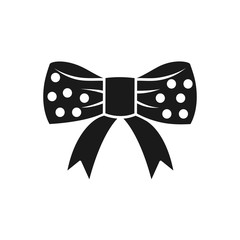 Wall Mural - bow tie vector icon in trendy flat design