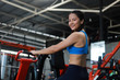 © chayathon2000 - Asian woman in fitness gym