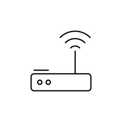 Aufkleber - Router, networking icon. Simple line, outline vector elements of storage and cloud icons for ui and ux, website or mobile application