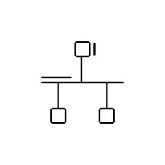 Poster - Ports, networking icon. Simple line, outline vector elements of storage and cloud icons for ui and ux, website or mobile application