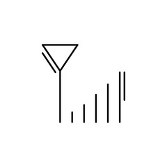 Aufkleber - signal, networking icon. simple line, outline vector elements of storage and cloud icons for ui and 