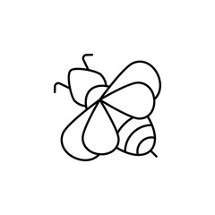 Poster - Insect, wasp icon. Simple line, outline vector elements of spring icons for ui and ux, website or mobile application
