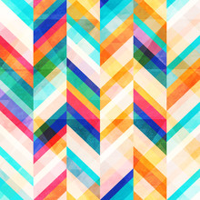 Colored Zigzag Seamless Pattern