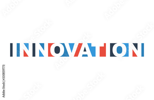 Cuadros en Lienzo colorful vector illustration banner innovation