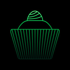 Poster - Candy wrapper line nolan icon. Simple thin line, outline vector of chocolate icons for ui and ux, website or mobile application