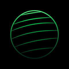 Poster - Chocolate ball line nolan icon. Simple thin line, outline vector of chocolate icons for ui and ux, website or mobile application