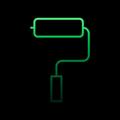 Poster - Platen for painting nolan icon. Simple thin line, outline vector of construction tools icons for ui and ux, website or mobile application